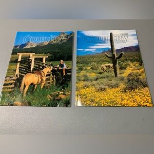 Country Magazine Set with Scenic Covers